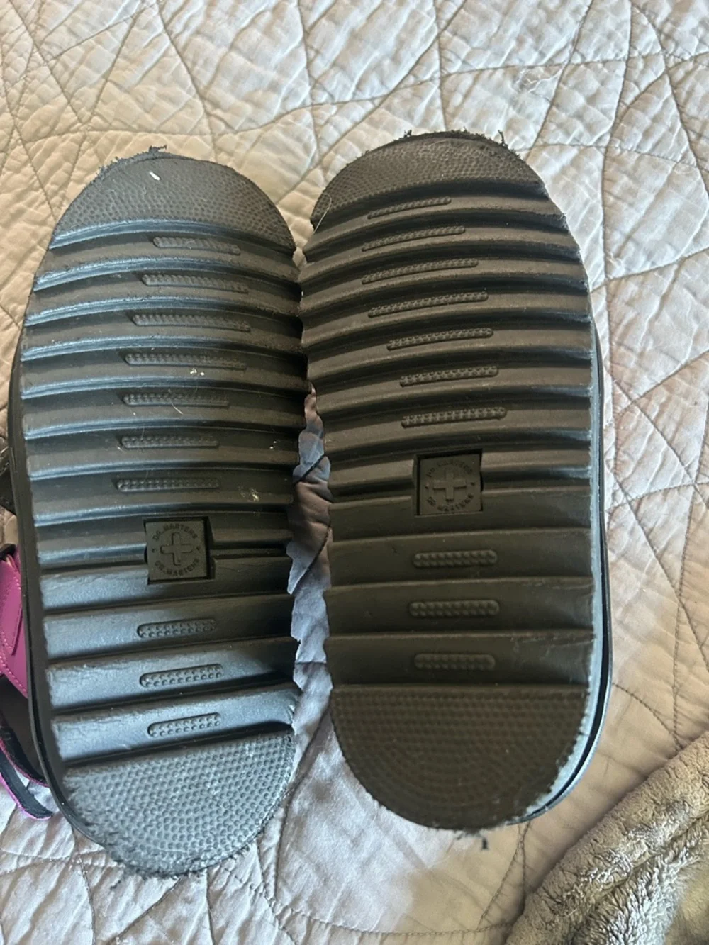 Dr. Martens Purple Platform Sandals - Picture 2 of 5